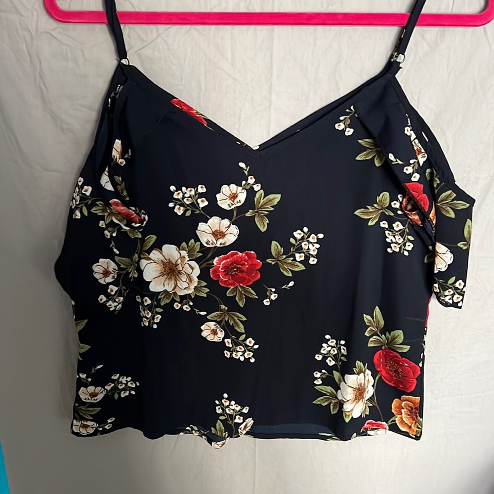 Navy blue blouse